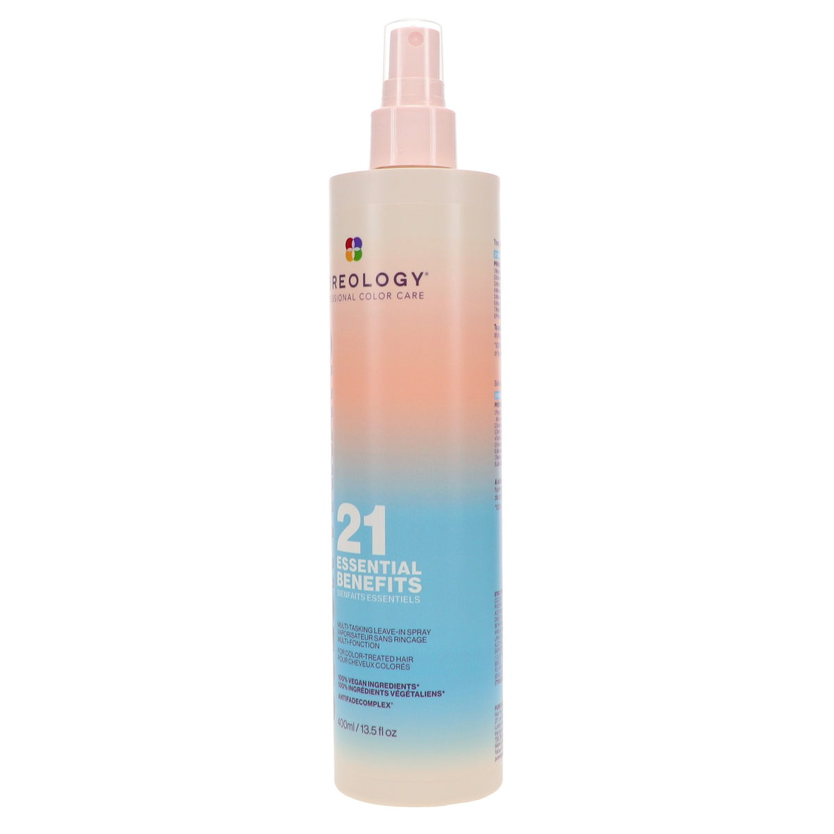 Pureology Color Fanatic 21 Benefits Multi-Tasking Leave-In Spray 13.5 oz - Color Protection & Detangling