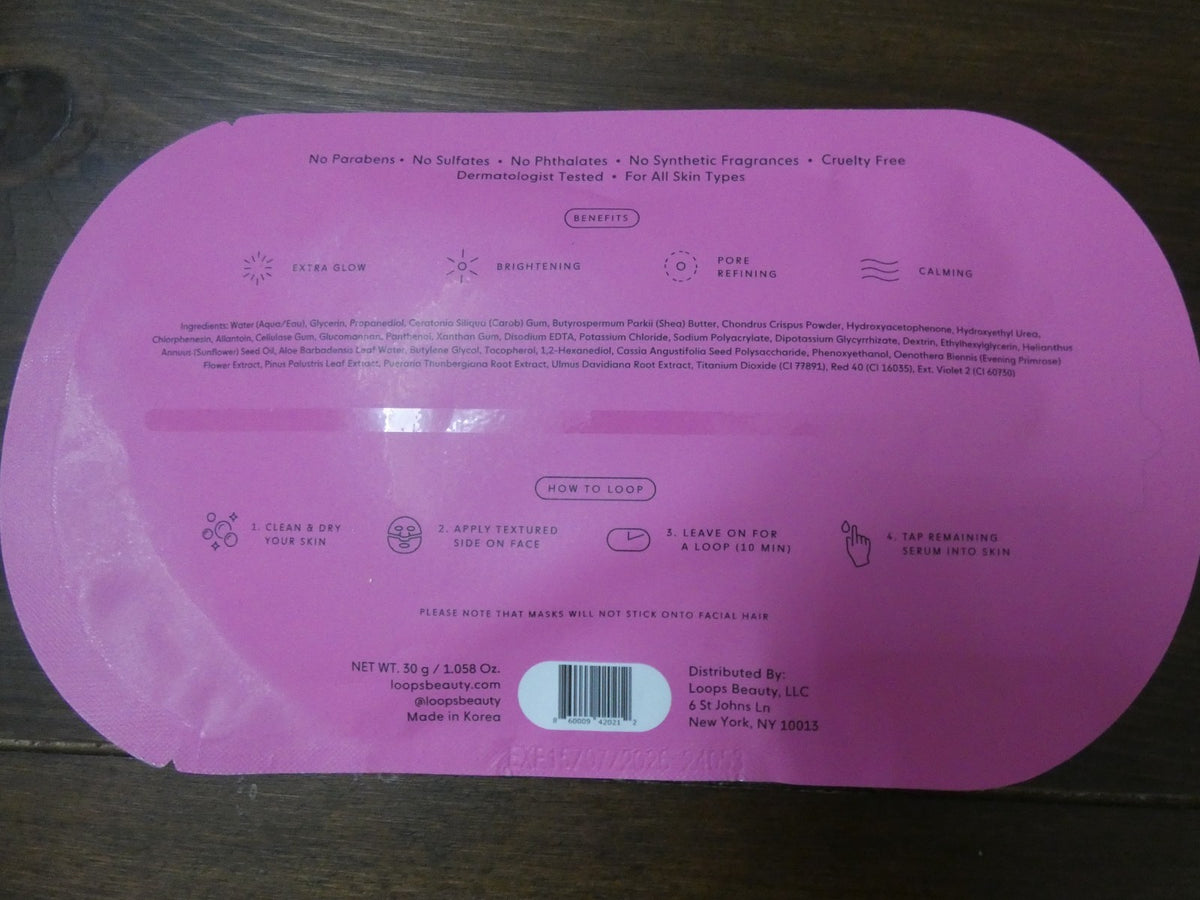 Double Take Glow Hydrogel Sheet Face Mask 30g