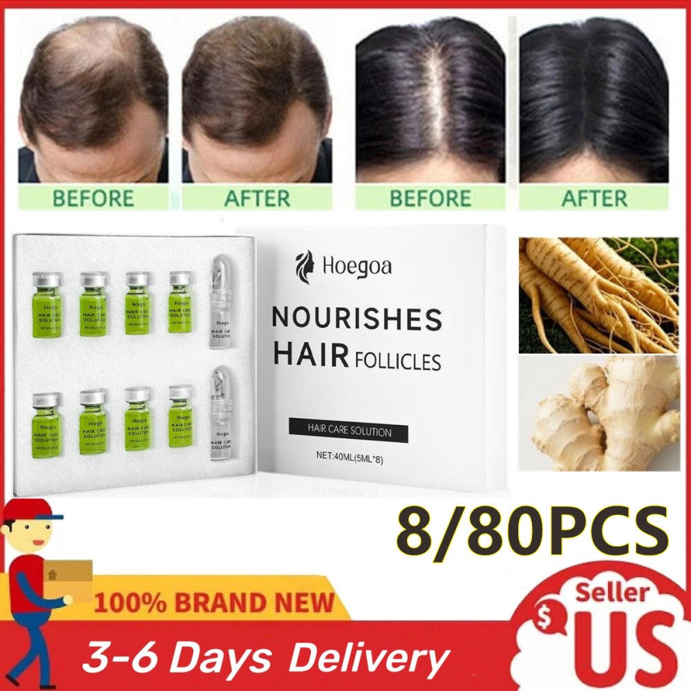 Hair Growth Serum with Microneedle Roller - Scalp Nourishing Treatment
