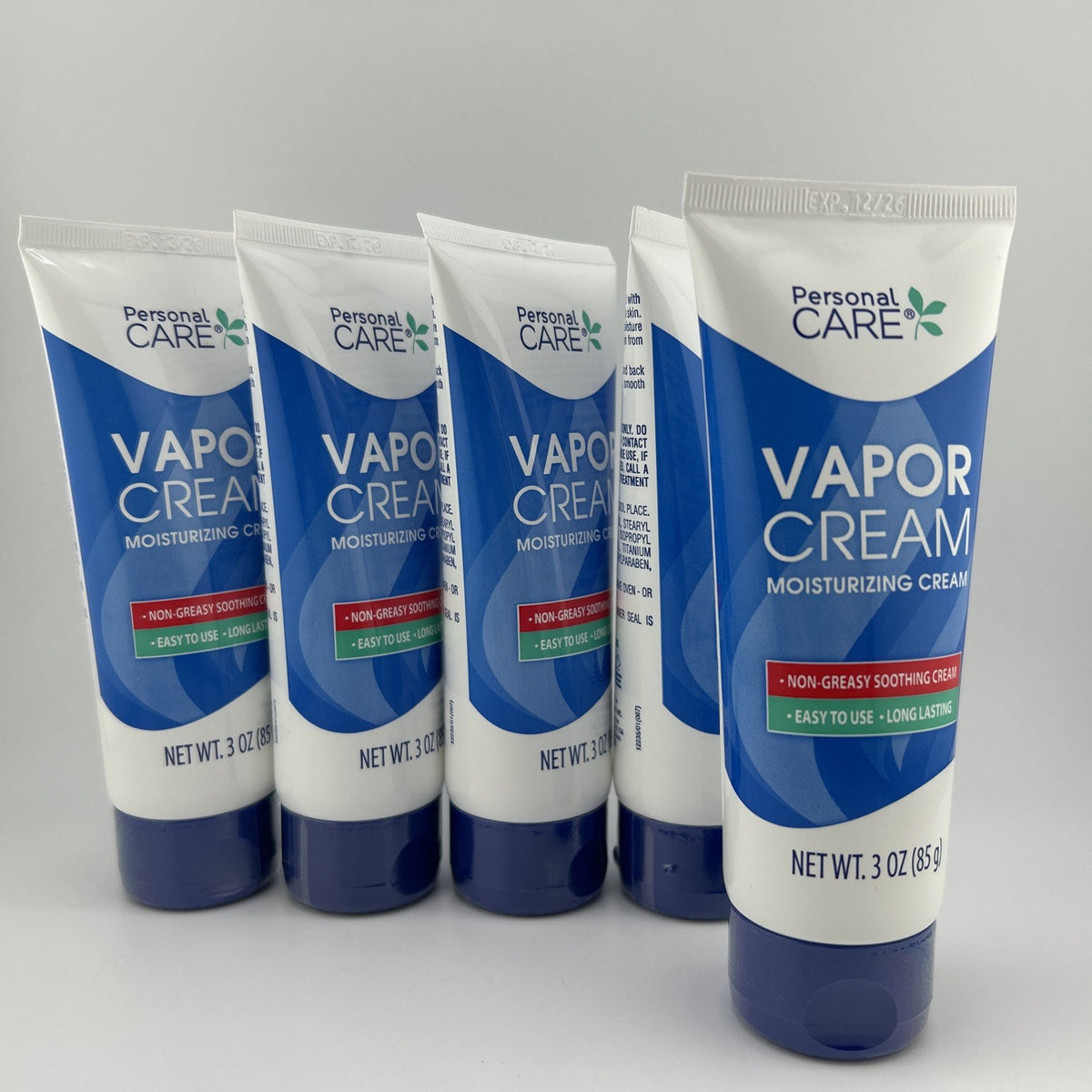 Vapor Cream 5-Pack, Soothing & Moisturizing, 3oz Each