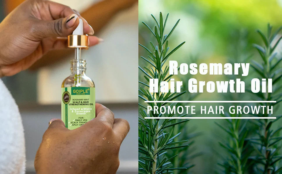Chebe Oil for Hair Growth - Rosemary Mint Scalp Treatment Duo