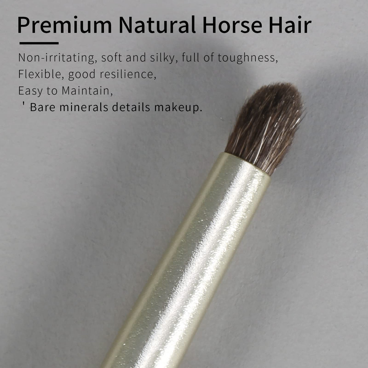 Natural Pony Hair Eye Shadow Blending Brush for Precise Makeup