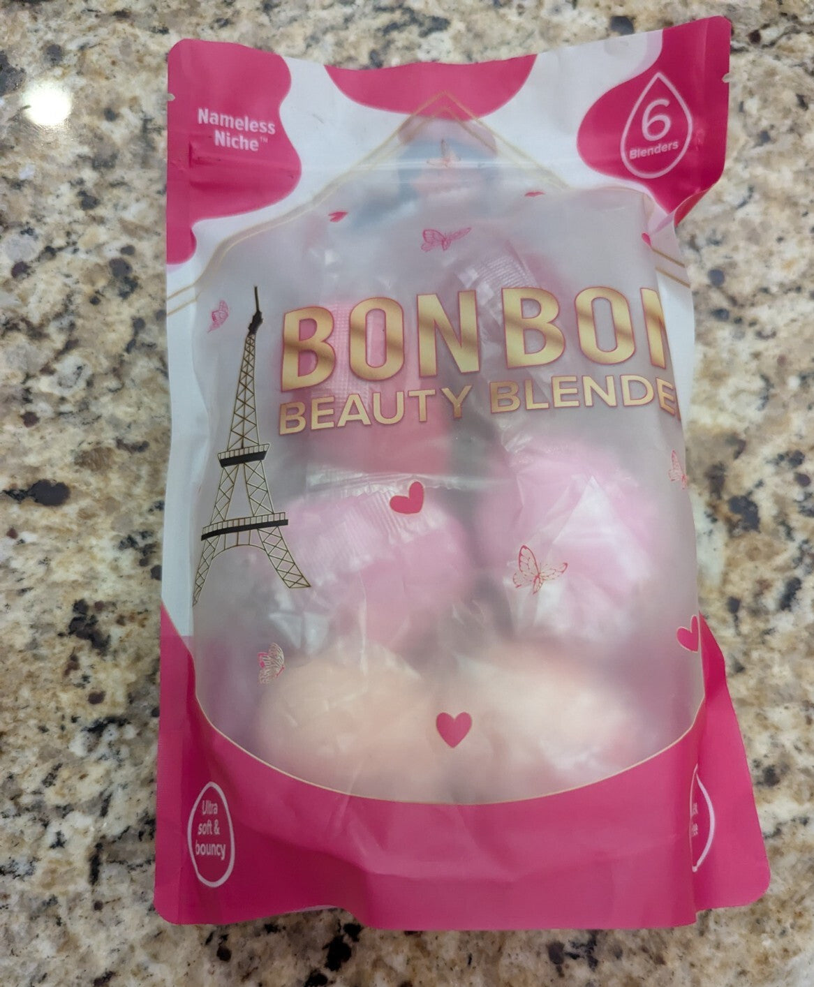 6 Pack Makeup Sponges for Foundation Blending Powder Beauty Tools