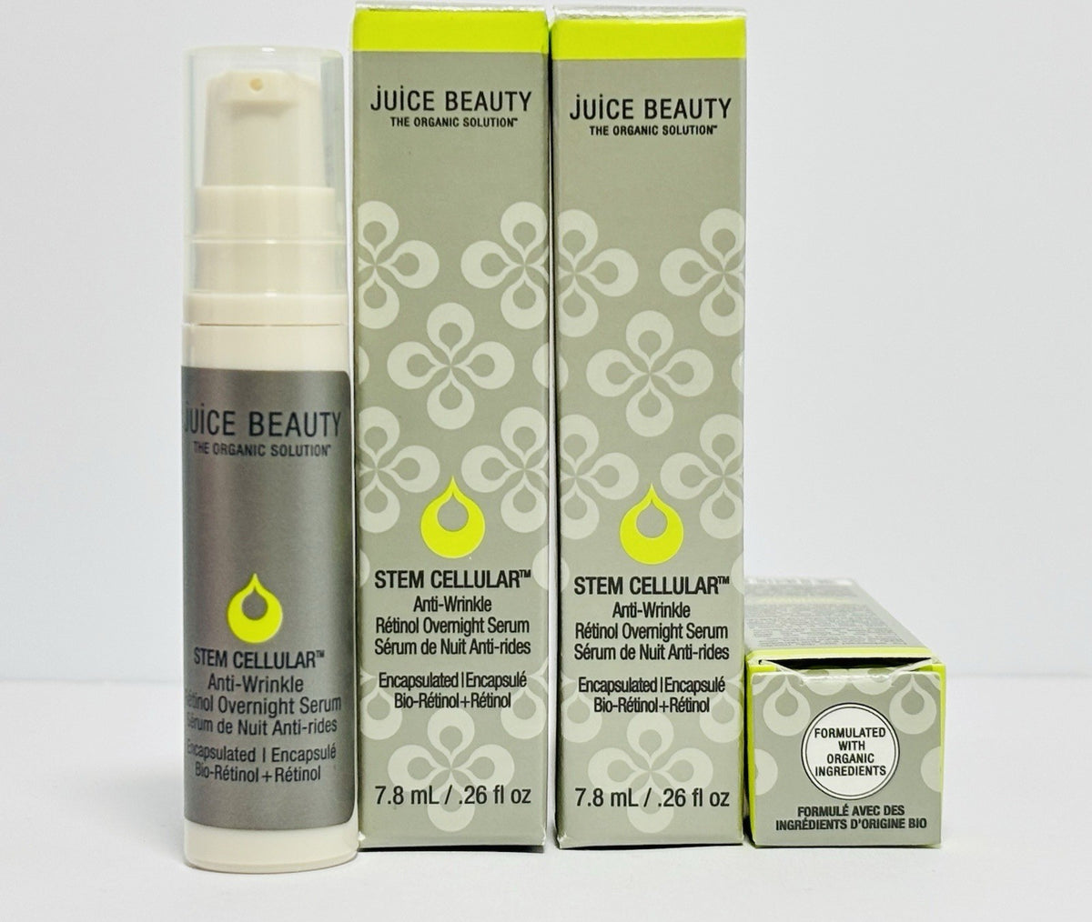 Anti-Aging Face Serum with Retinol - Stem Cellular Night Treatment Mini 4 Pack
