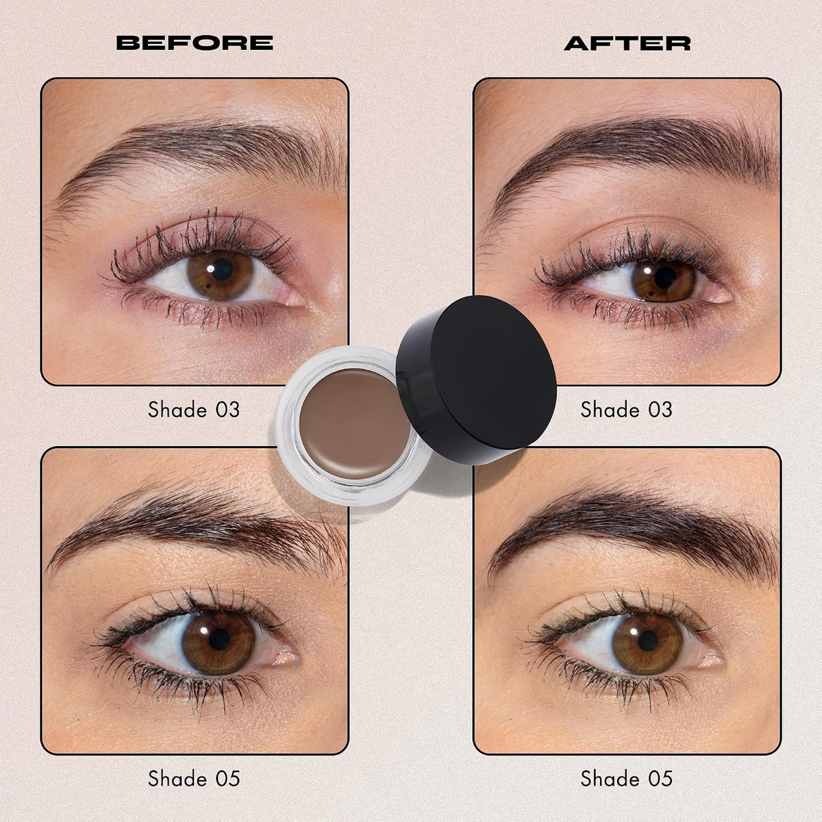 Long Lasting Eyebrow Cream Gel Waterproof Brow Gel 16HR