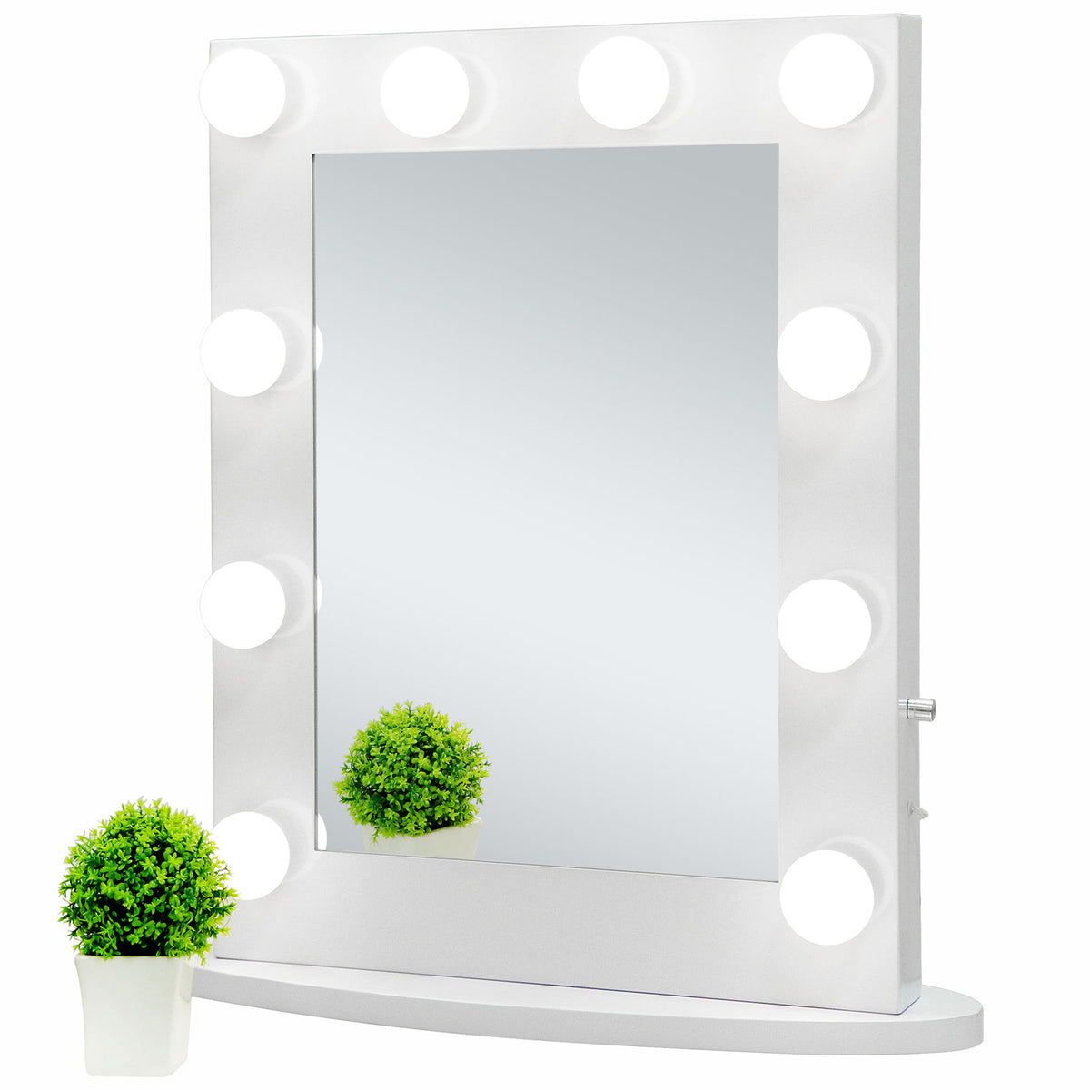 Lighted Makeup Vanity Mirror with Dimmable 12 LED Bulbs | Tabletop