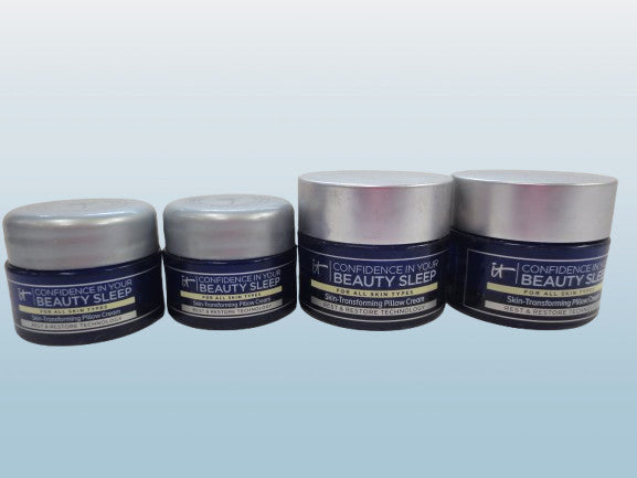 Confidence in Your Beauty Sleep Night Cream Set - 4 Pieces, 0.473 oz & 0.237 oz