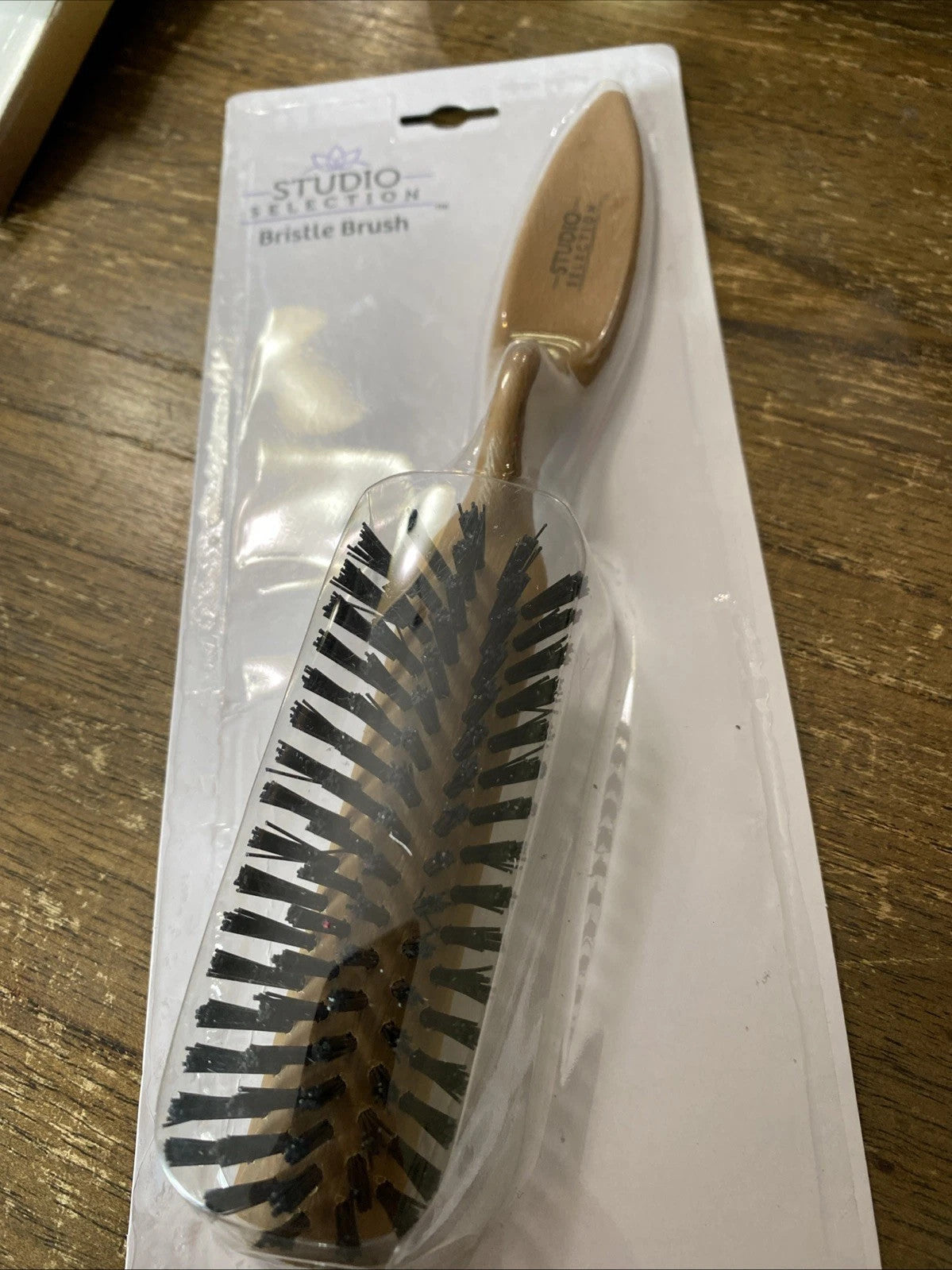 Studio Selection Boar Bristle Hair Brush - Gentle Detangling, Travel-Friendly