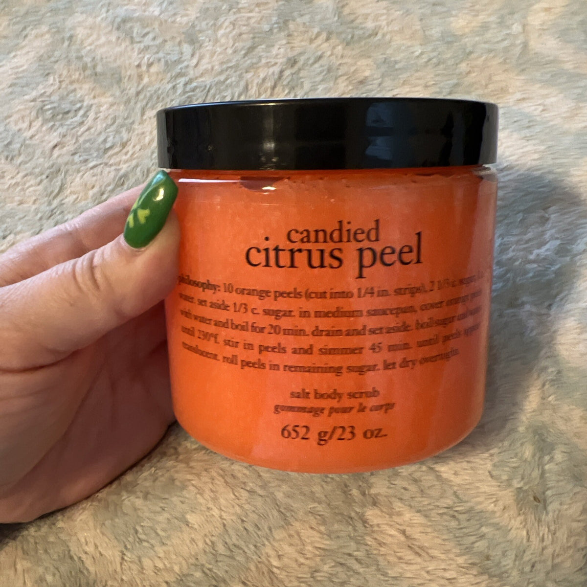 Philosophy Candied CITRUS PEEL Salt Body Scrub 23oz New And Sealed