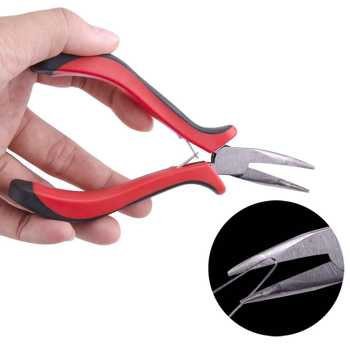 Hair Extension Tool Kit 500 Pcs Dark Blonde