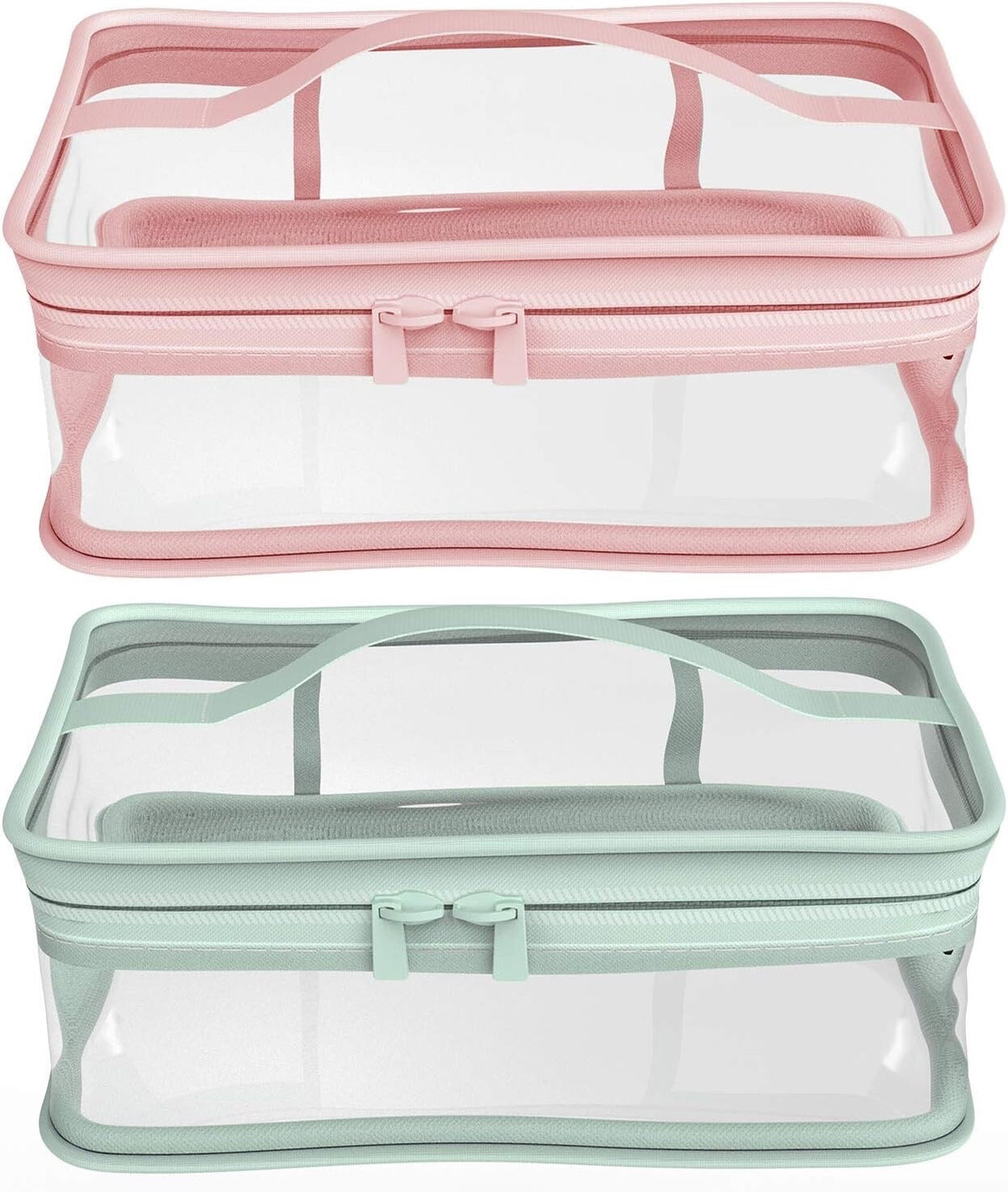 Waterproof Makeup Bag Set - Portable Travel Cosmetic Storage Pouch, 2 Pieces