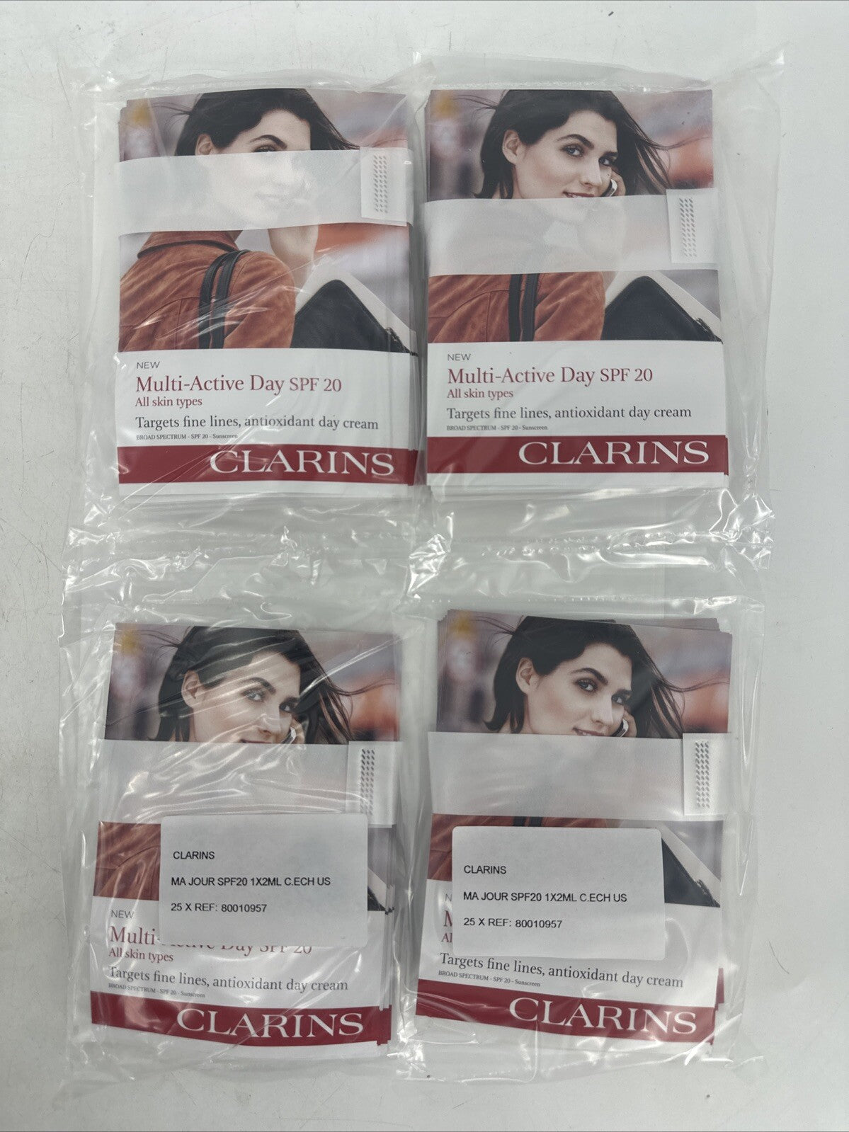 Clarins Multi-Active Jour Day Cream - 50 x 2mL Travel Packets
