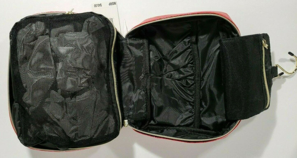 Small Hanging Makeup Bag with Cosmetic Organizer - Juicy Couture