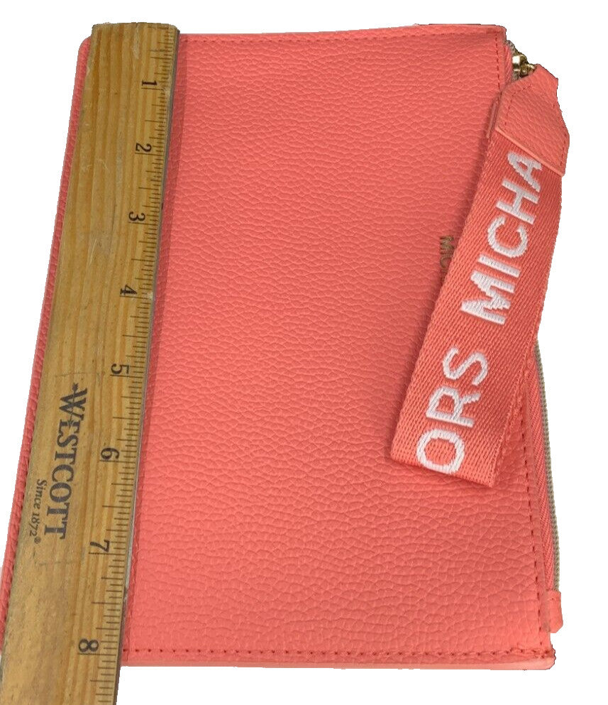 Michael Kors Pink Cosmetics Zipper Pouch with Holder