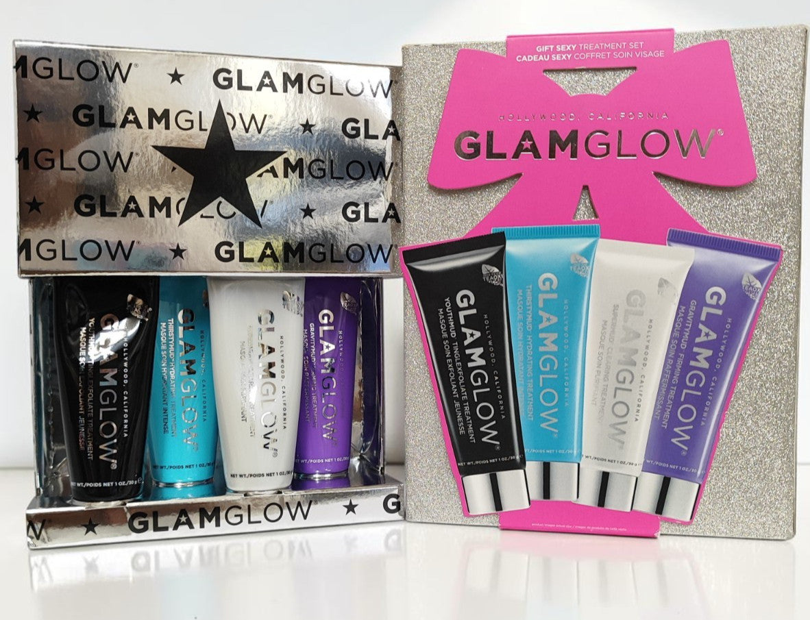 Glamglow Face Treatment Set - Anti-Aging Hydrating Clarifying Firming 1 oz Each
