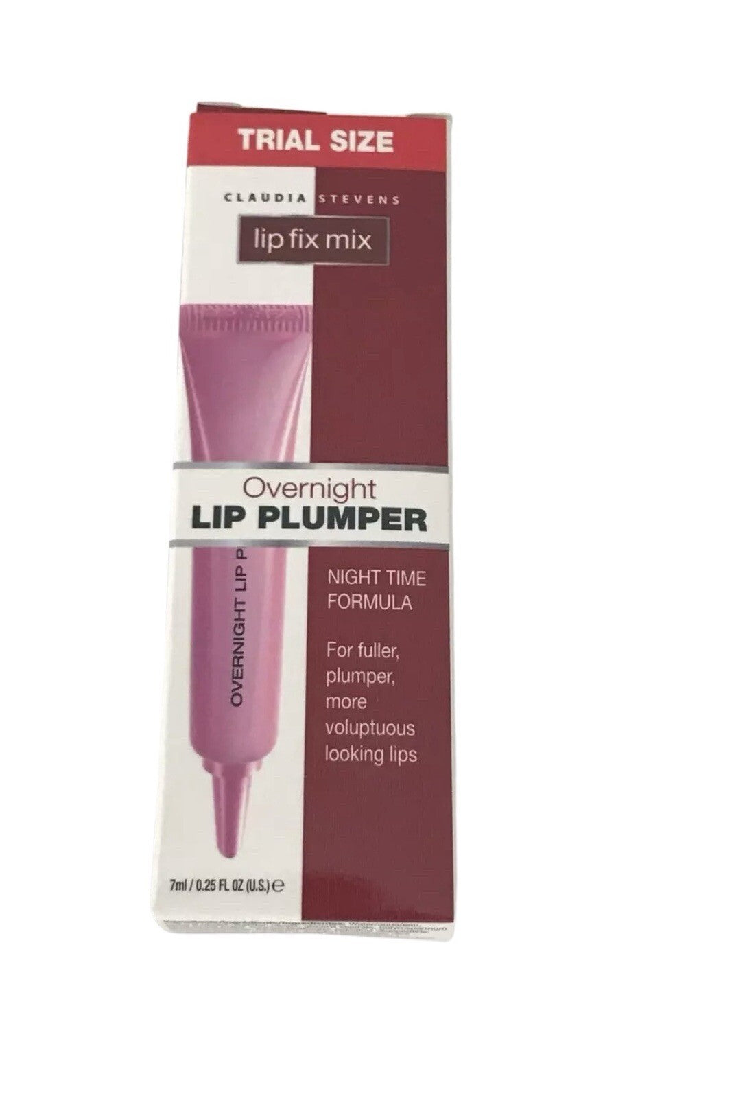 Overnight Lip Plumper Nighttime Lip Care Serum - 0.25 Fl Oz