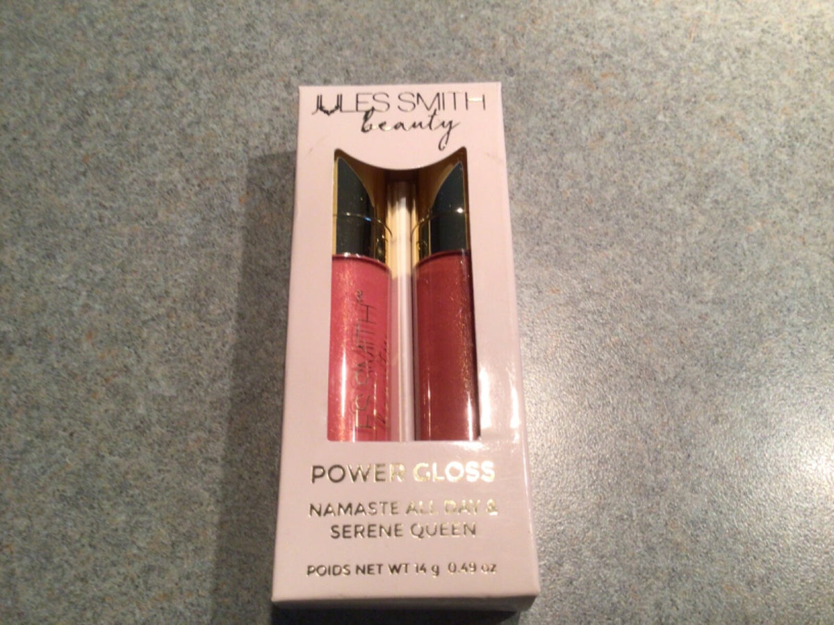 Jules Smith Beauty Power Gloss Duo Lip Gloss Set in Namaste All Day & Serene Queen