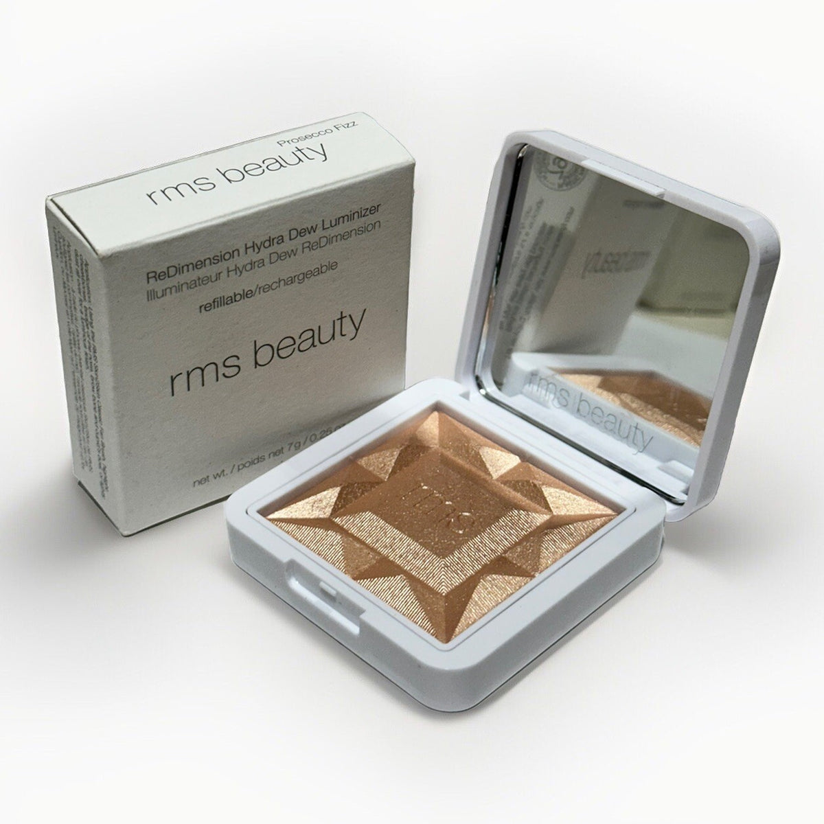 Hydra Dew Luminizer Prosecco Fizz - RMS Beauty 0.25oz Full Size Highlighter