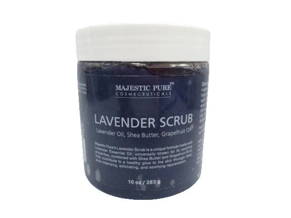 MAJESTIC PURE LAVENDER SCRUB 10 OZ SET OF 3