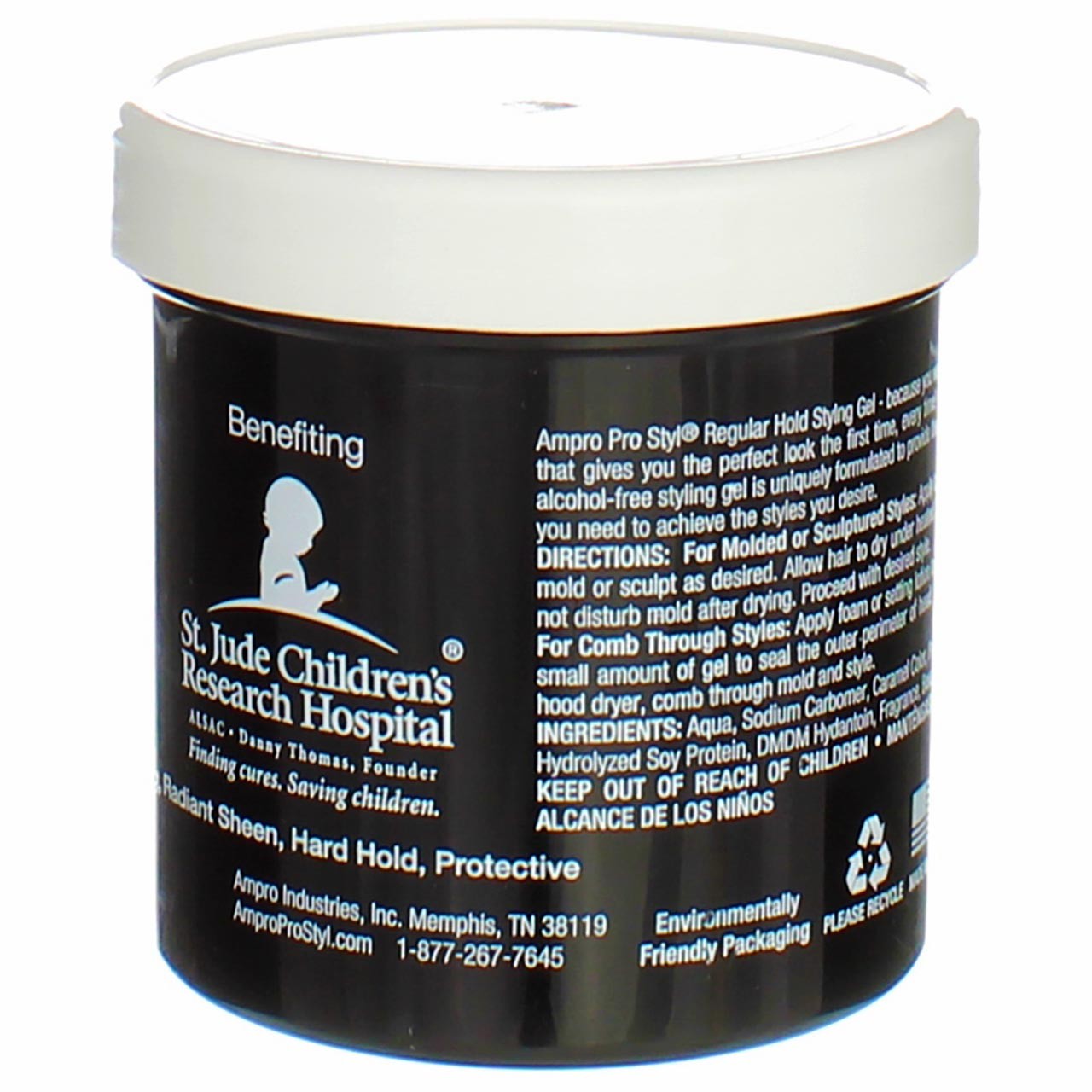 Super Hold Protein Styling Gel - 6 oz for Strong Hair Styling