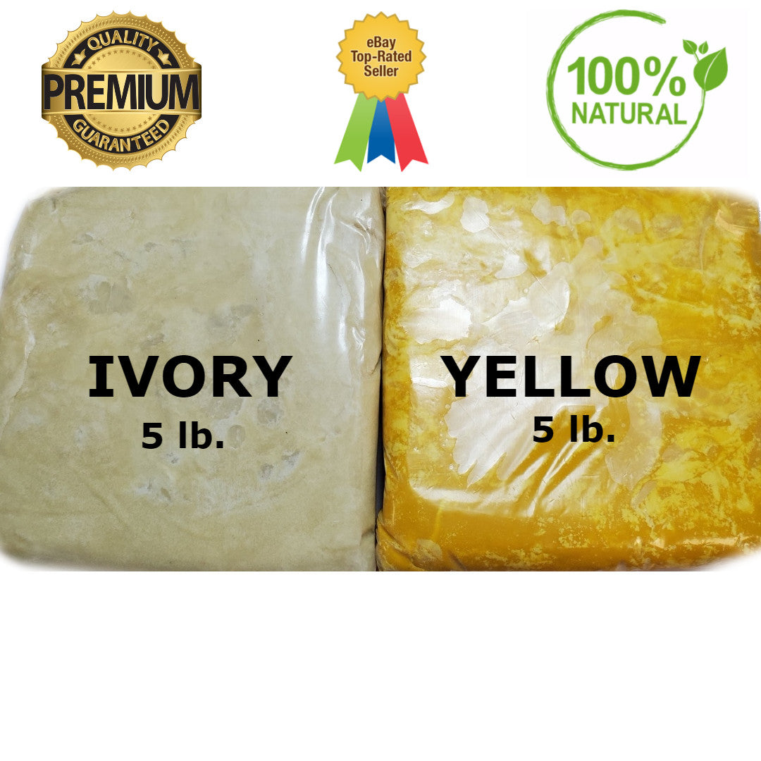 Raw African Shea Butter 5 lbs - 100% Pure Organic Unrefined