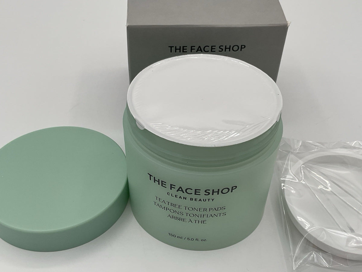 Tea Tree Toner Pads - Facial Skincare, Acne & Pore Clearing, 150ml