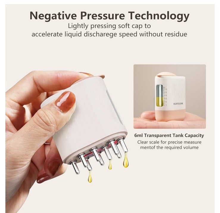 Electric Scalp Massager & Hair Oil Applicator - 2 in 1 Hair Care Tool