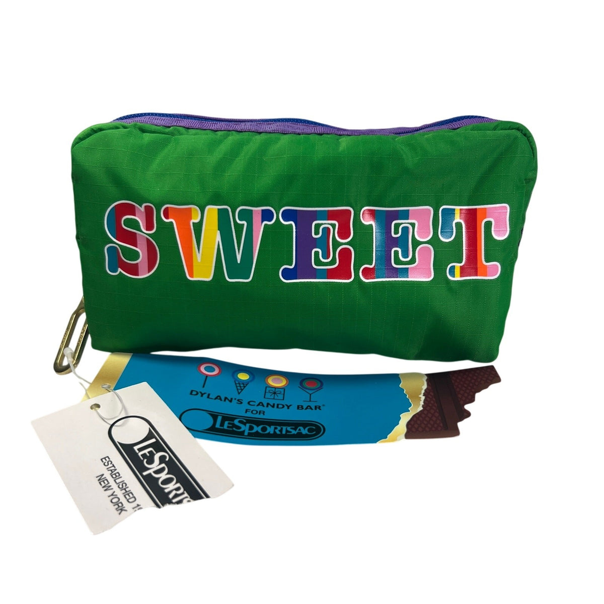 LeSportsac Dylan's Candy Bar Cosmetic Bag - Washable Nylon Makeup Pouch
