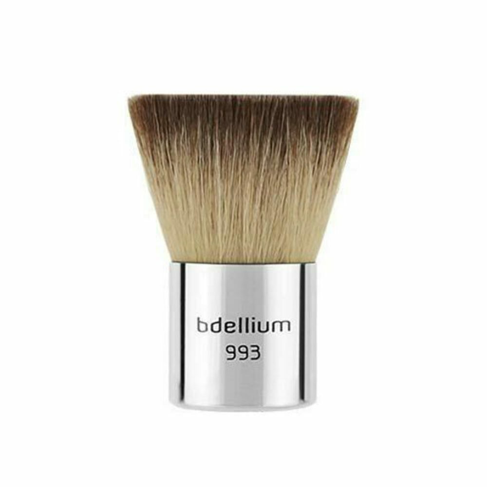 Flat Top Kabuki Makeup Brush for Powder, Liquid & Cream Foundations - Vegan Synthetic Fiber