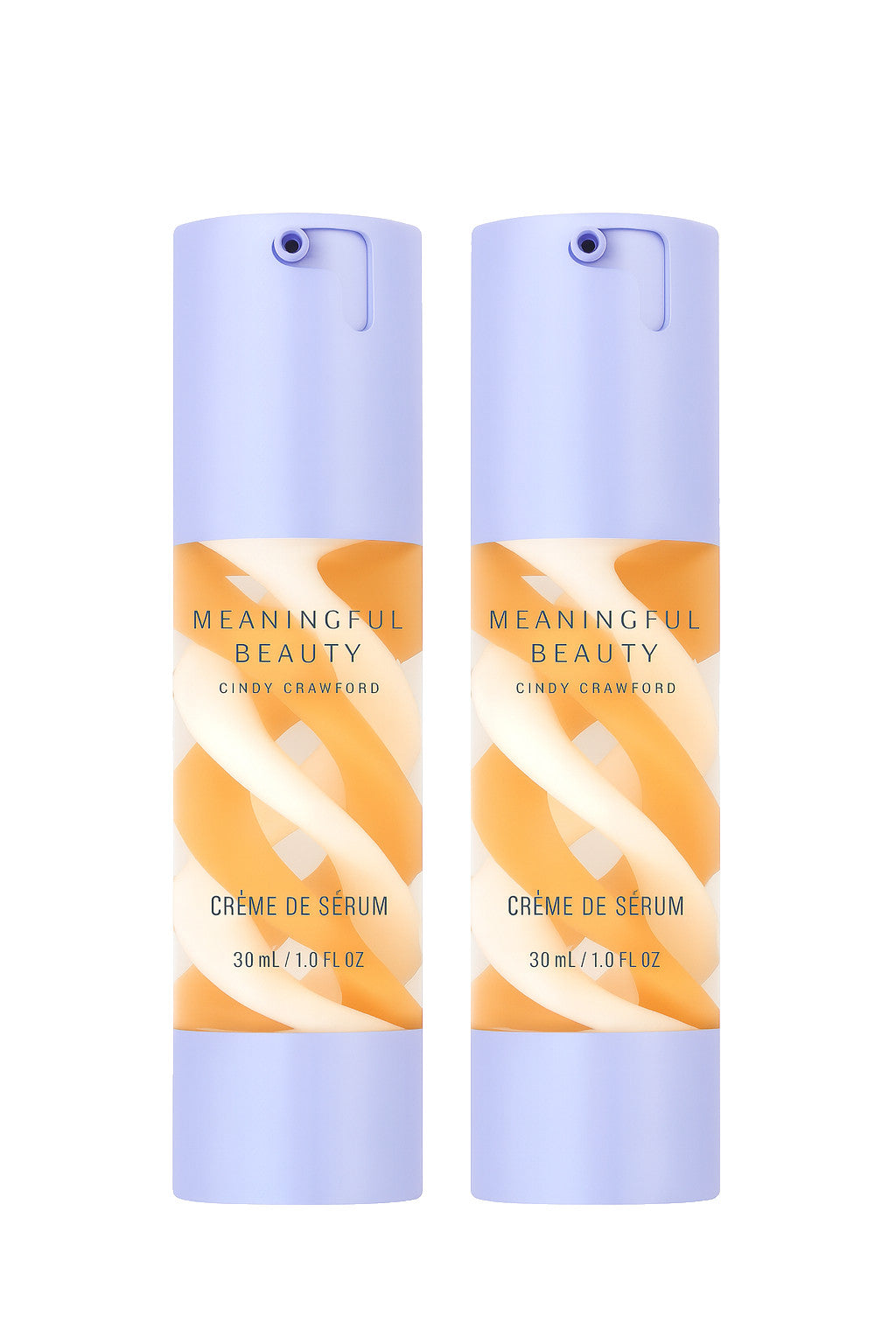 2-Pack Face Serum and Moisturizer Cream for Wrinkle Reduction - 2 Fl Oz