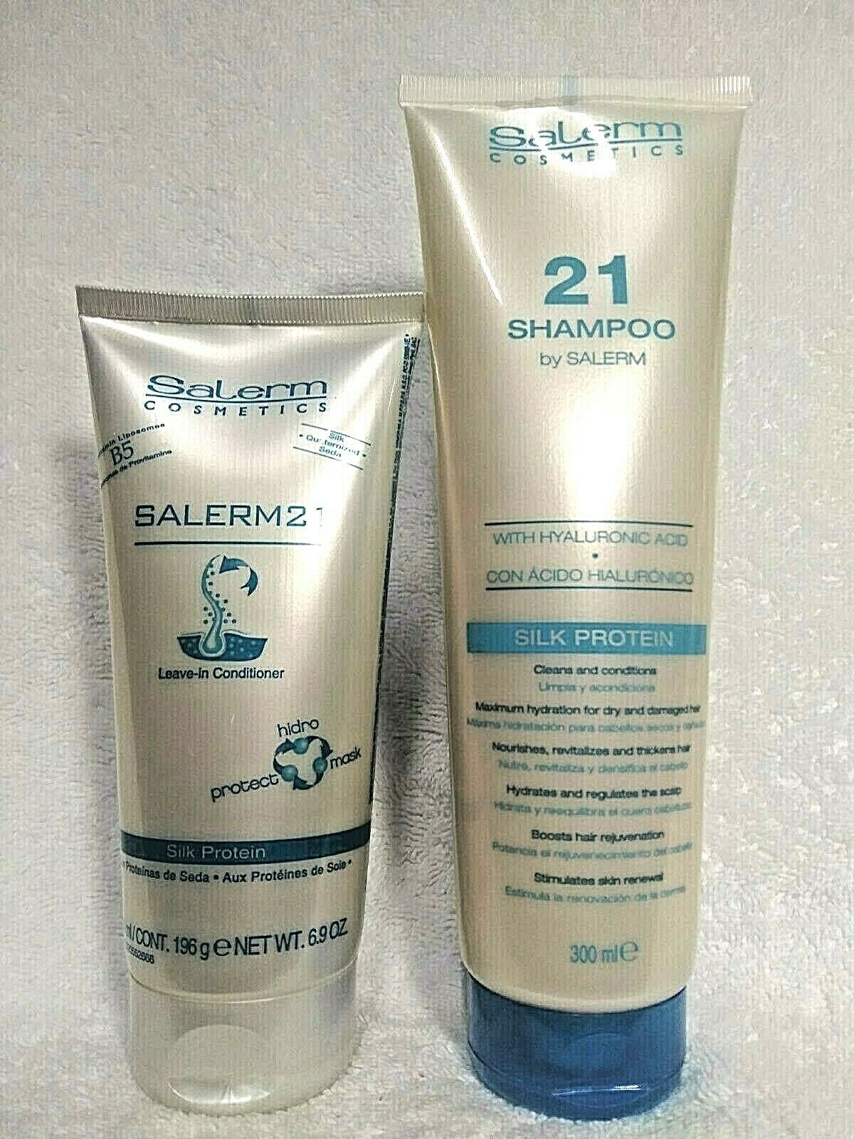 Salerm Cosmetics 21 Shampoo & Conditioner Duo - Hydrating Repair for Damaged Hair