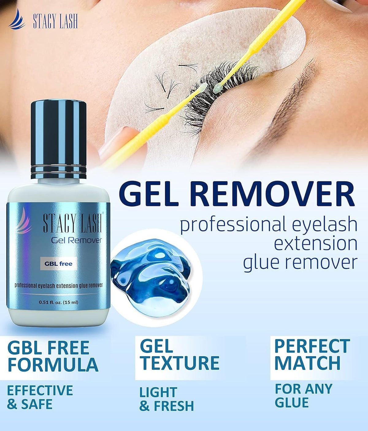 Eyelash Extension Gel Remover 0.51 fl oz Fast Dissolving Lash Glue Remover