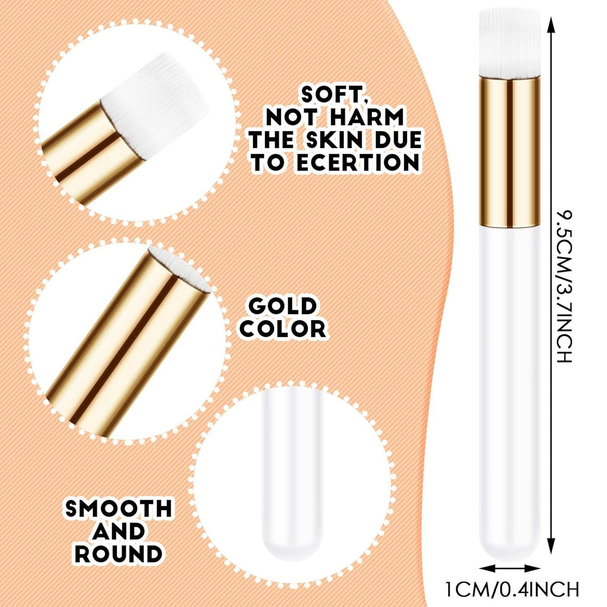 60 Pcs Lash Cleaning Brushes with Storage Container - Soft Fiber Eyelash Extension Brush Set