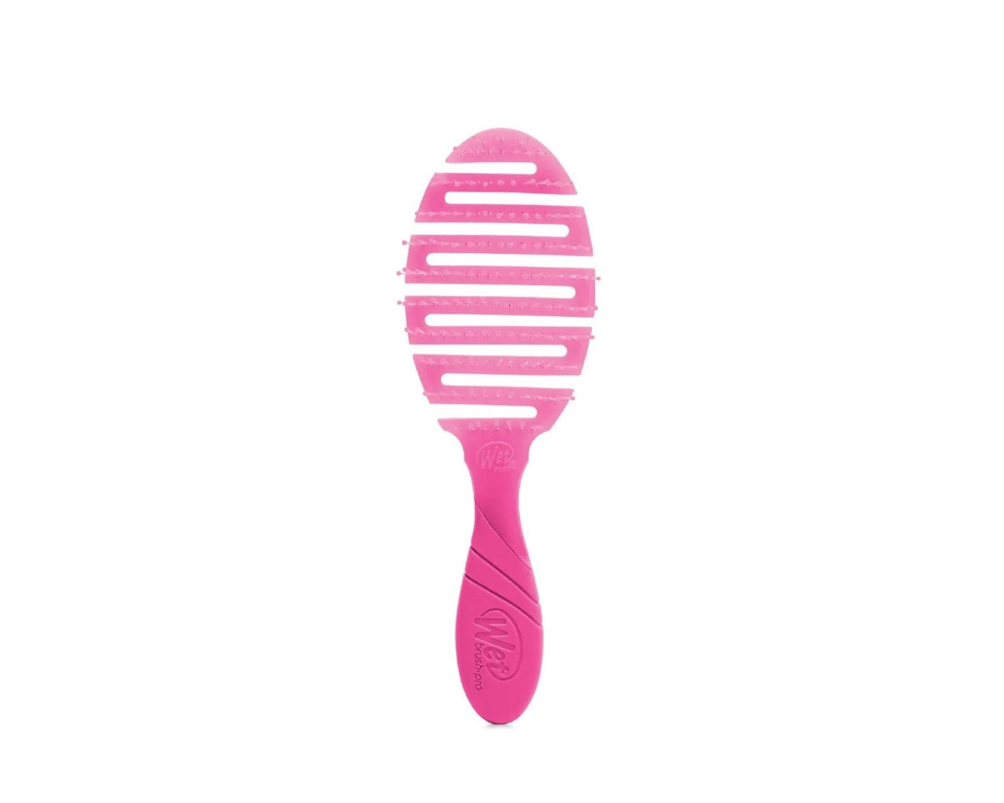 Wet Brush Flex Dry Vented Hair Brush with Flexible Head & Heat-Resistant Bristles - Frost Pink