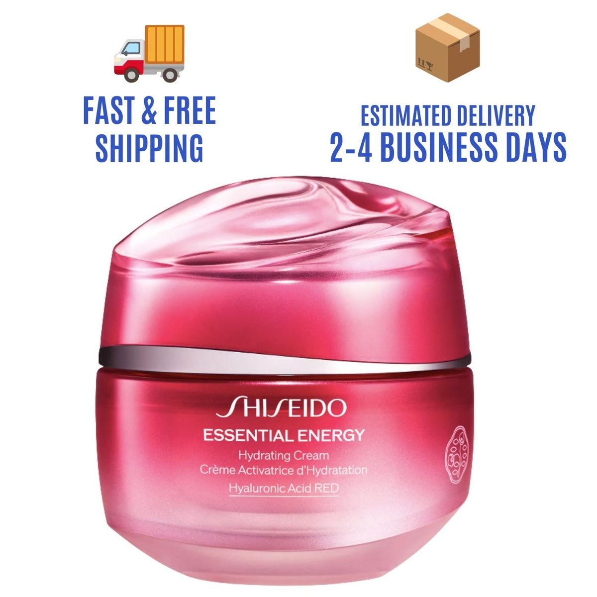 Hydrating Face Cream with Hyaluronic Acid - All Skin Types 1.7 oz