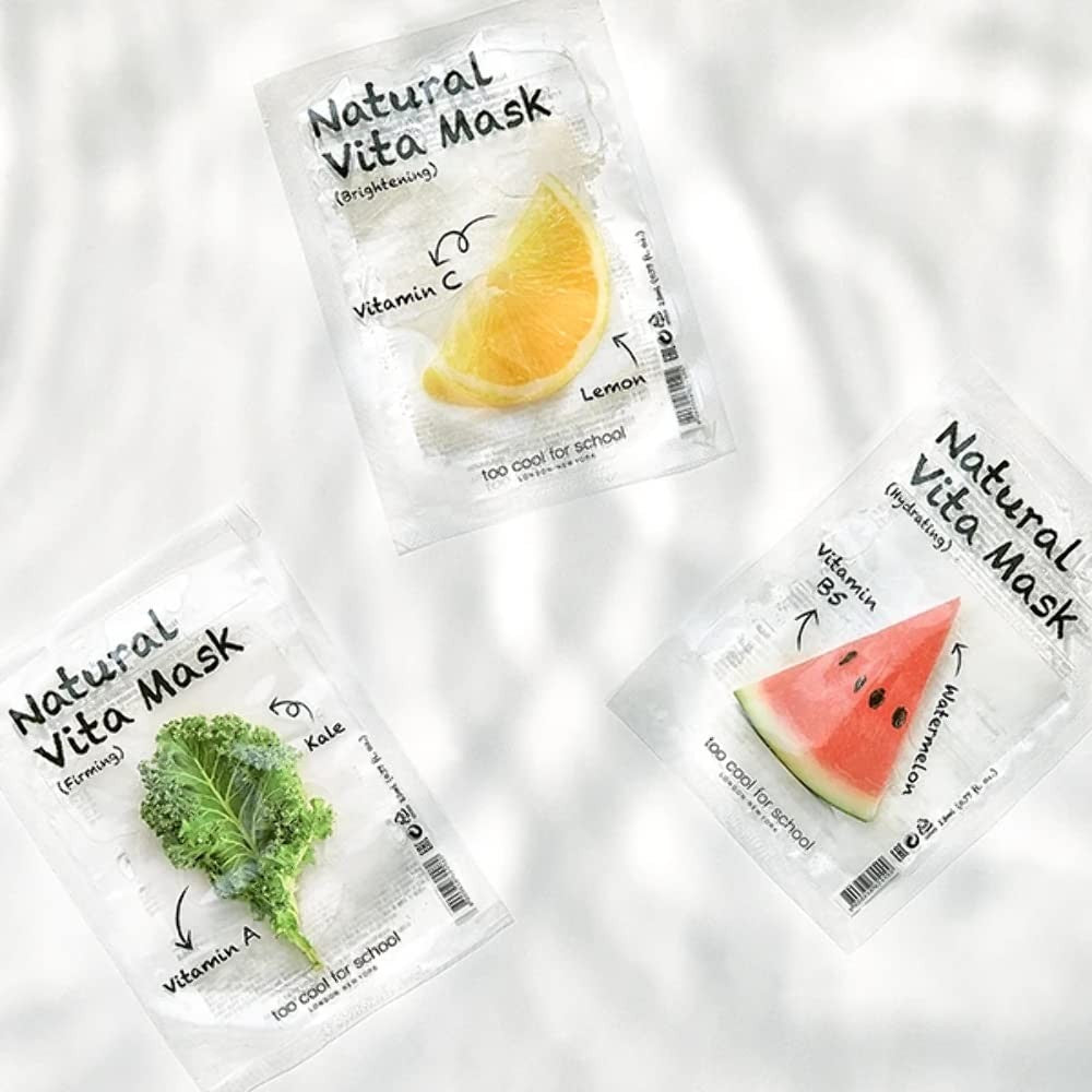 Natural Vitamin C Sheet Mask - Brightening Lemon Extract