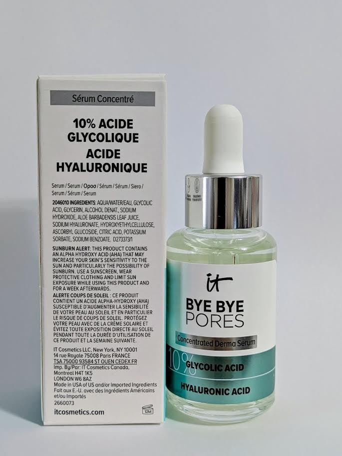 Glycolic Acid Face Serum for Pore Refinement and Brightening - 1oz