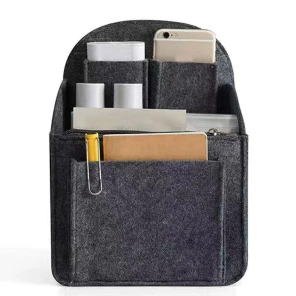 Portable Makeup Organizer Insert for Travel Backpack & Bags - Divider & Storage