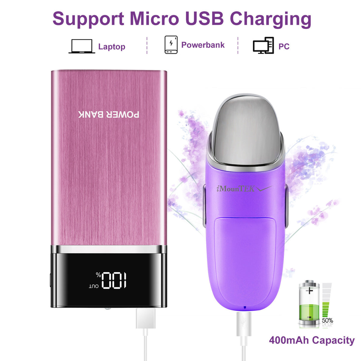 Nano Facial Mist Sprayer with Massage - Portable Hydrating Facial Mister