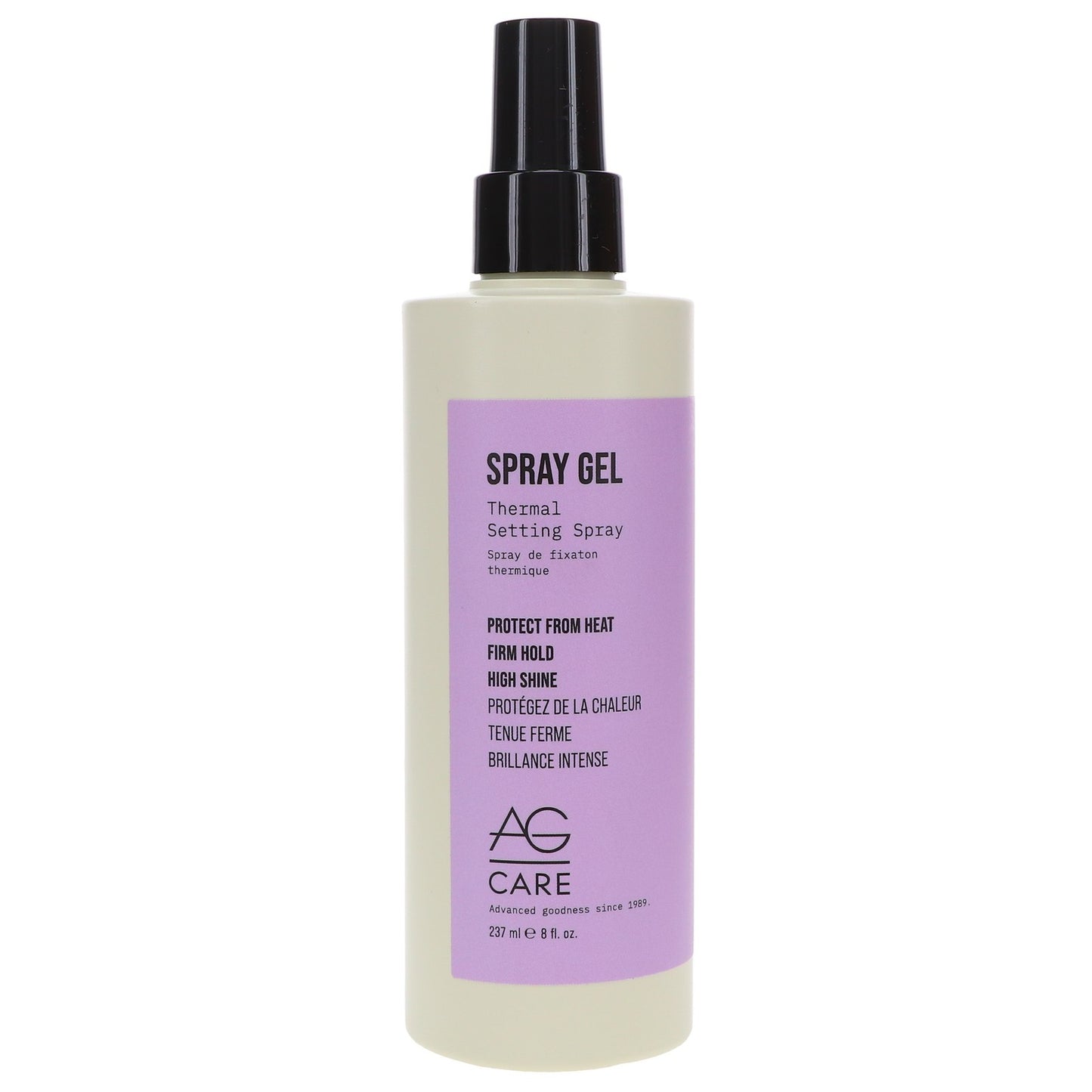 Thermal Setting Hair Spray Gel - Heat Protectant & Styling Aid, 8 oz