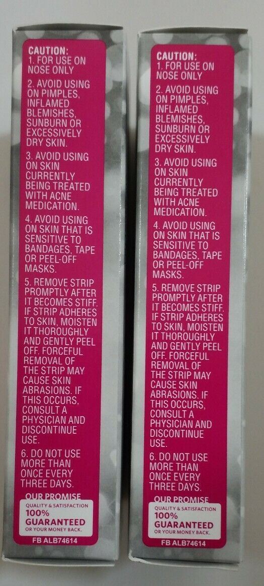 Deep Cleansing Charcoal Pore Strips - 6 Strips per Box, Pack of 2