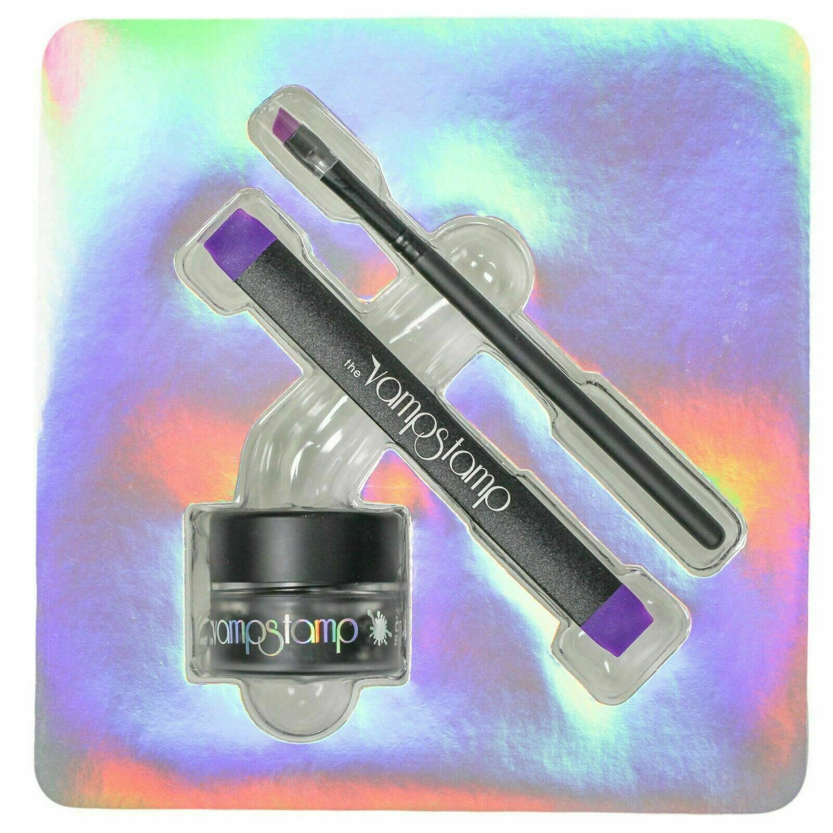 Eyeliner Stamp Kit - Winged Liner Stamp & Brush Set for Perfect Cat Eye