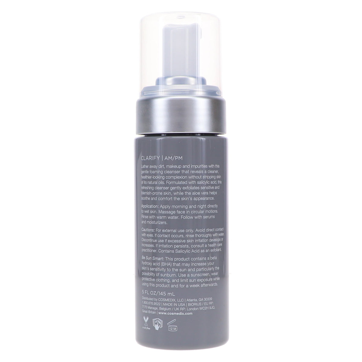 Salicylic Acid Foaming Cleanser for Sensitive Skin - 5 oz