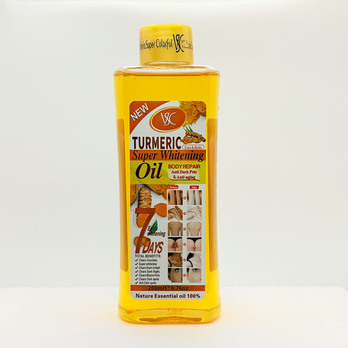 VSC Super Whitening Body Oil - Anti-Aging Natural Essential Oil 200ml