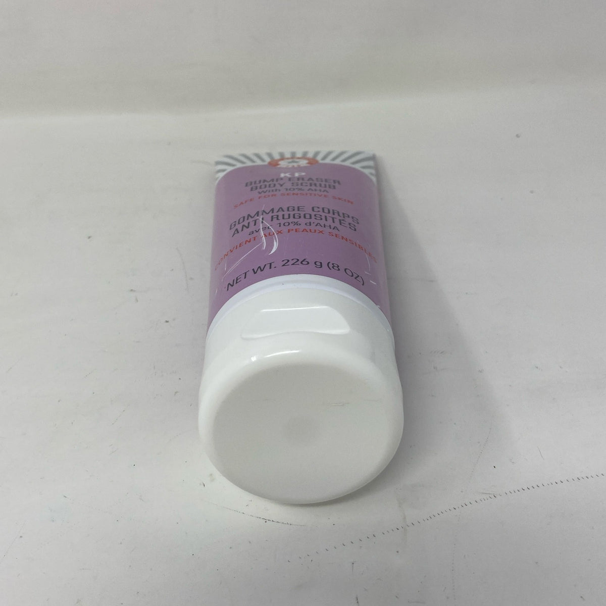 First Aid Beauty KP Bump Eraser 10% AHA Body Scrub, Original 8 oz