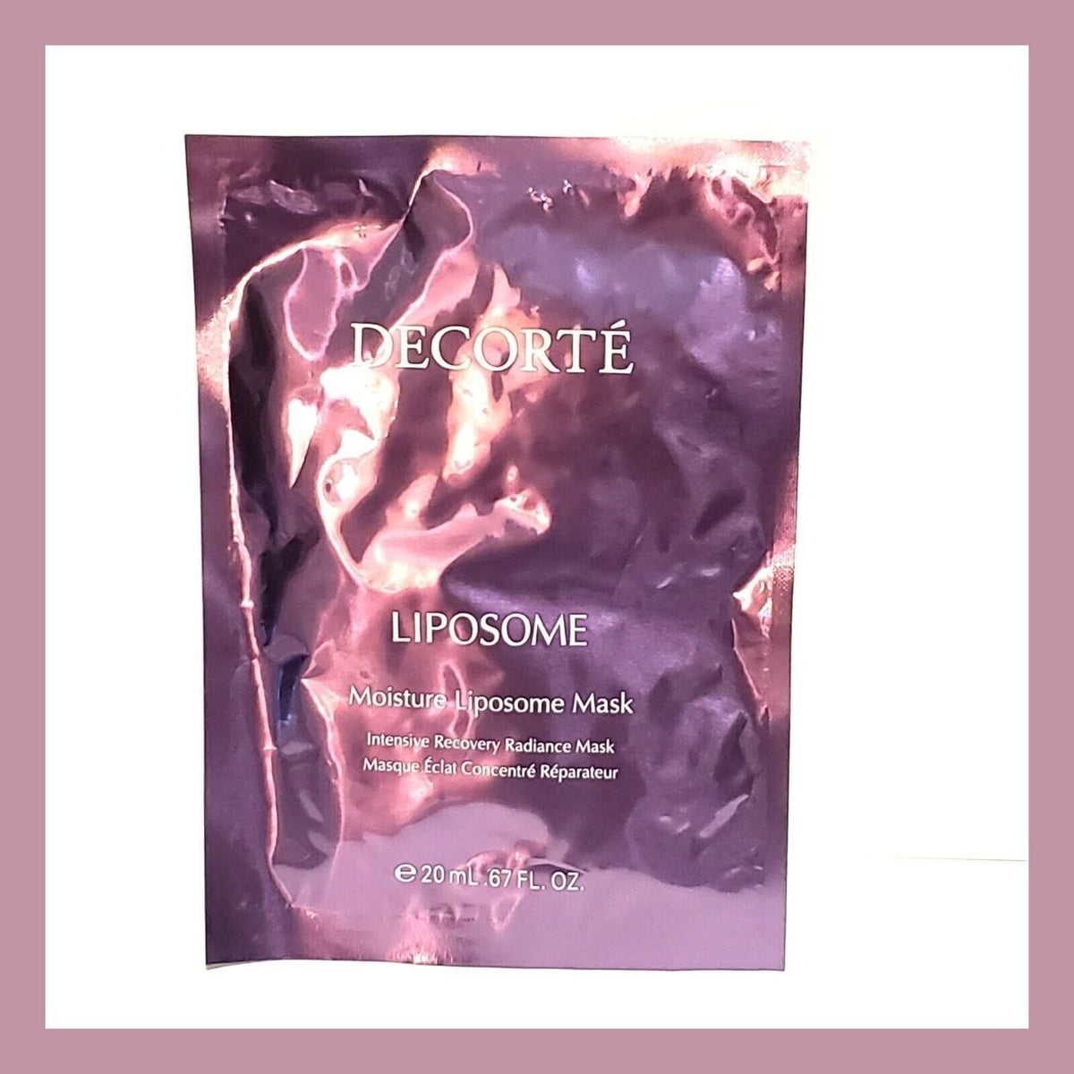 Decorte Liposome Moisture Intensive Recovery Radiance Mask