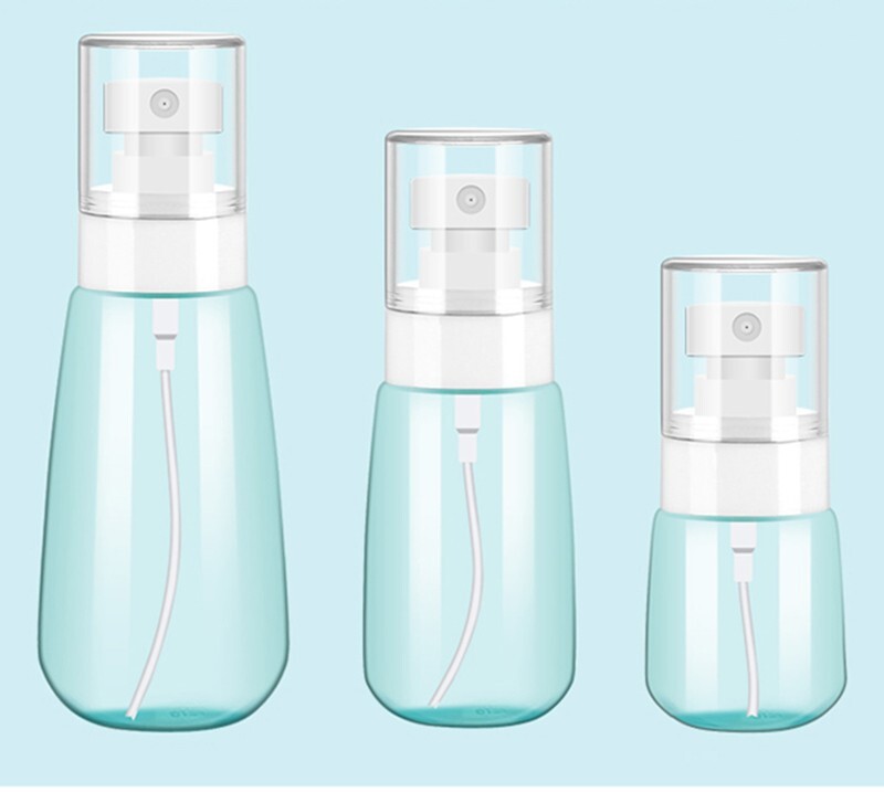 Travel Spray Bottle 100ml Fine Mist Refillable PETG Portable Container
