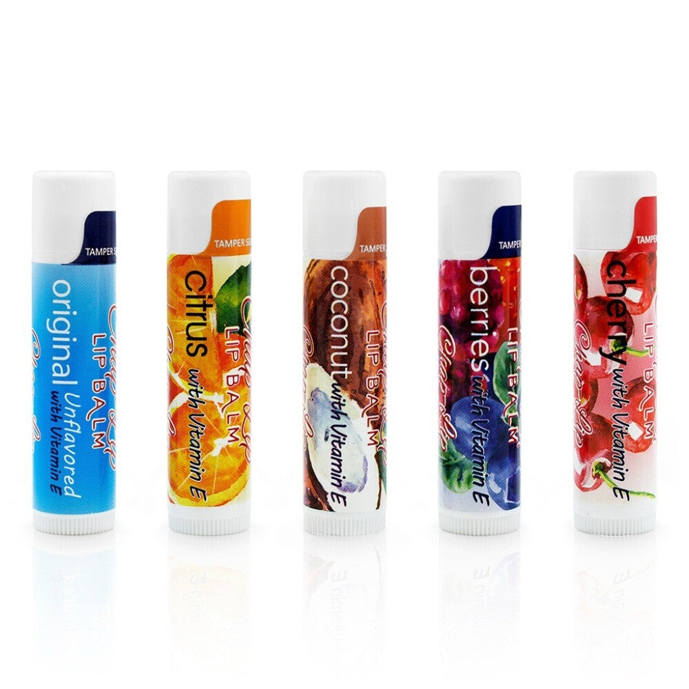 Moisturizing Lip Balm Jar Pack - 48 Count with Refreshing Flavors