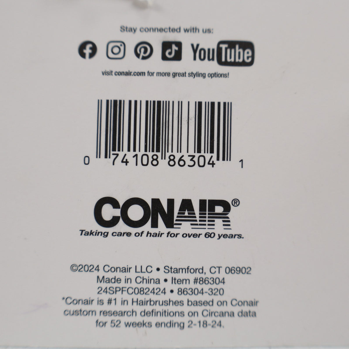 Conair Allbrush Detangle & Fast Dry Vented Hairbrush Pack - Purple