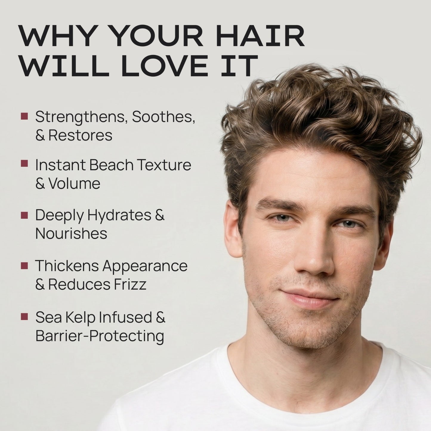 Sea Salt Texturizing Hair Spray for Volume & Waves - Thicken & Define